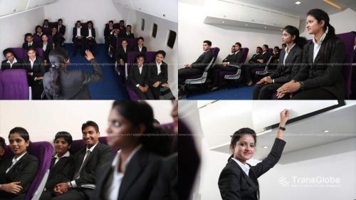 Mock-Aircraft-inside-TransGlobe-Calicut-Campus